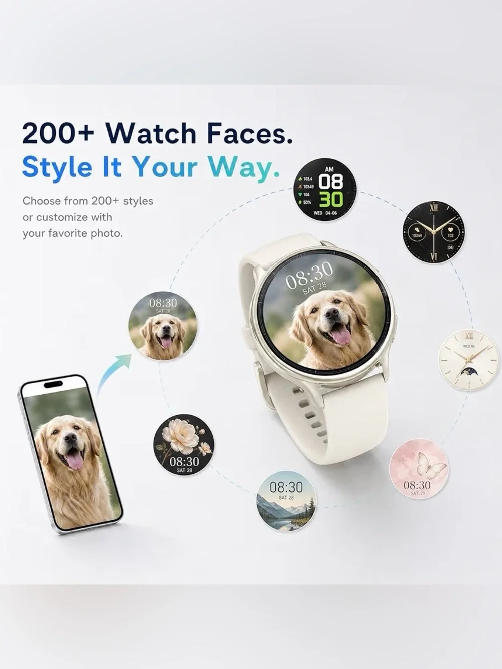 Smart Watch for Women (Answer/Make Call)